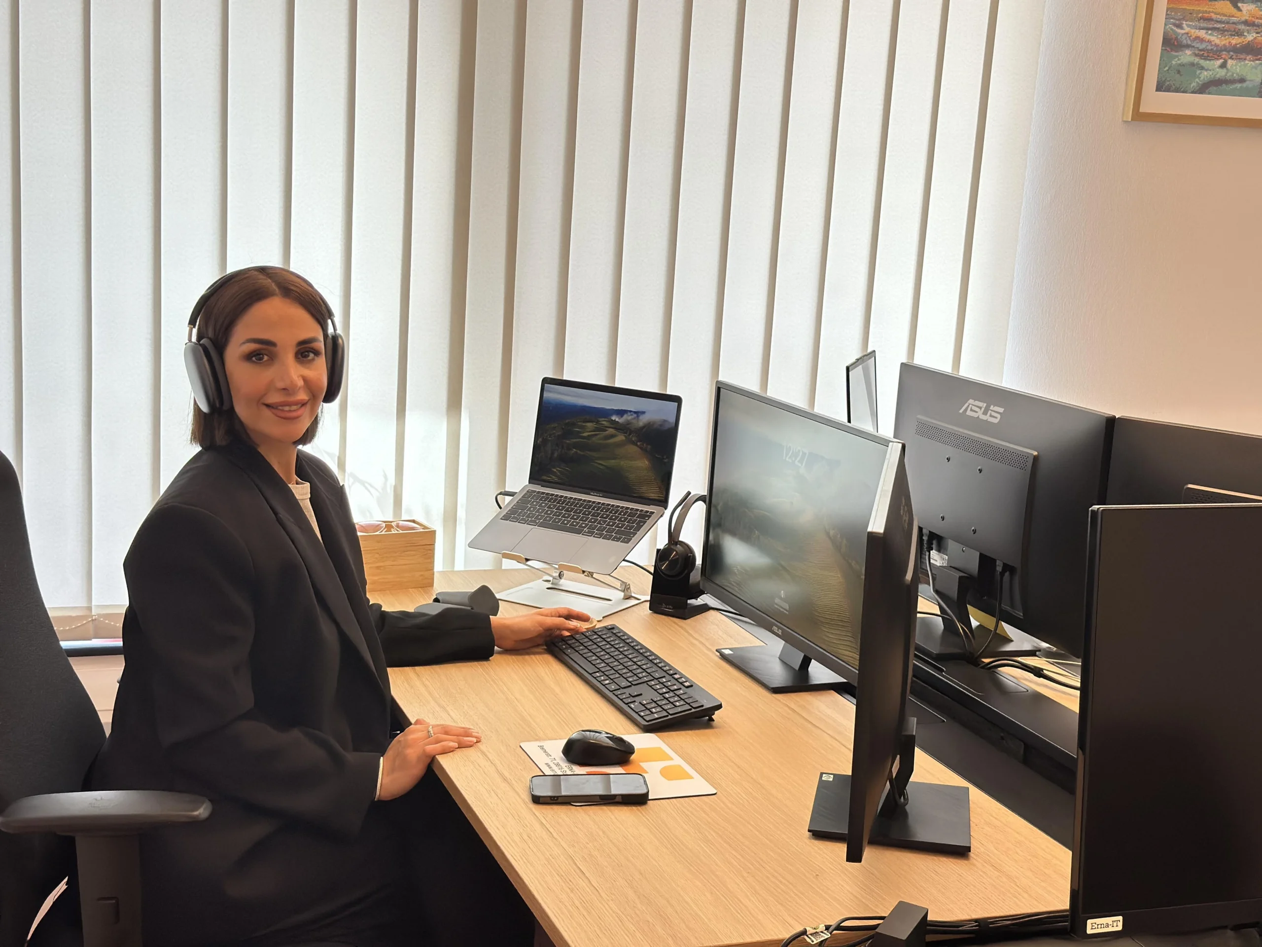 ERNA-IT Kundenservice am Arbeitsplatz